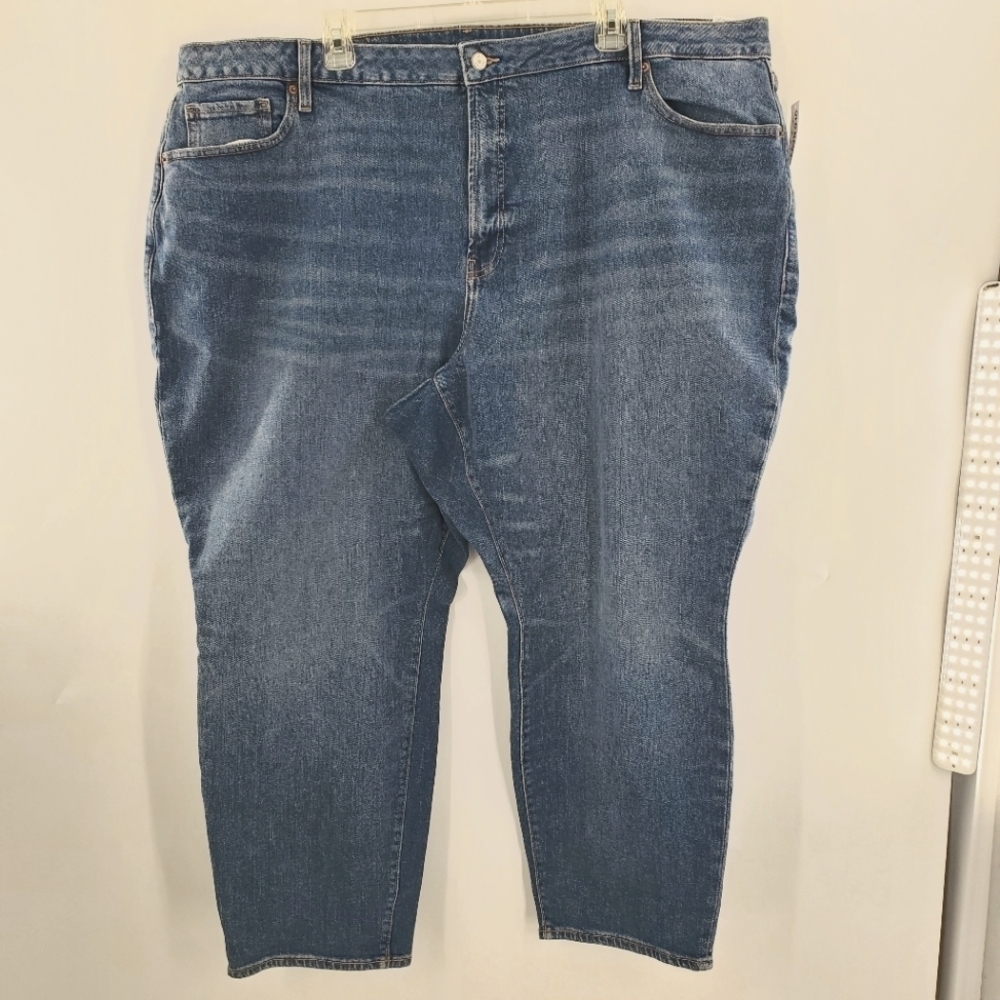 NWT Old Navy curvy straight margarita style crop jeans 26